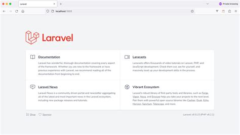 Laravel 9.19.0 .